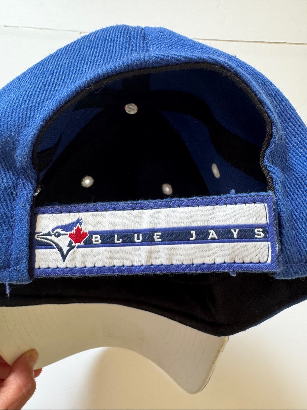 MLB Toronto Blue Jays New Era Fitted Hat Baseball Cap 6 Panel Blue One Size - Picture 11 of 13